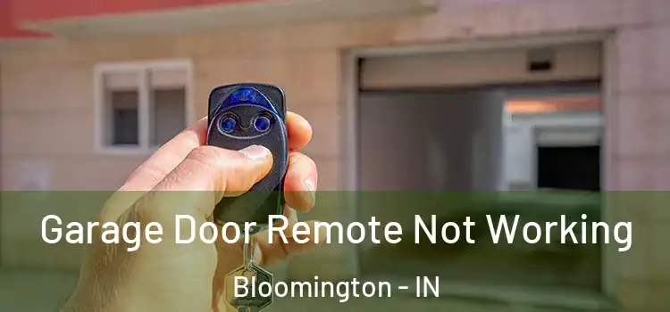  Garage Door Remote Not Working Bloomington - IN